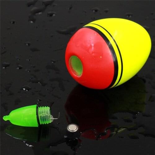 30-80g Electric Led Luminous Fishing Float Night Light Glowing EVA Fishing Float Lighting Floats Tube For Fishing Color Random 2