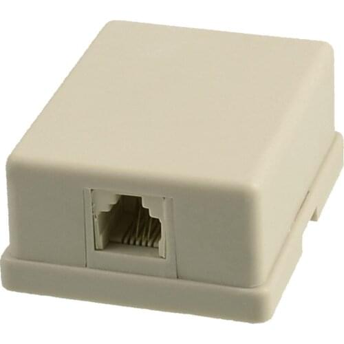 JL-P102 RJ11 to Dual RJ-11 Phone Line Modem Telephone Connector Splitter Adapter