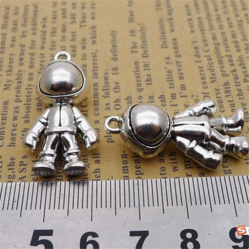 Astronaut Fireman Charm Pendants Jewelry Making Finding DIY Bracelet Necklace Earring Accessories Handmade Tools 5pcs