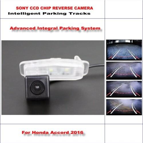 Auto Rear Camera For Honda Accord 2016 Intelligent Parking Tracks Backup Reverse Dynamic Guidance Tragectory CAM