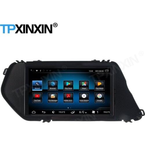 8+256G 1 DIN Car Radio Receiver Android 11 Auto For Mercedes Benz GLK 2013 2014 2015 GPS Navigation Video Player IPS Head Unit