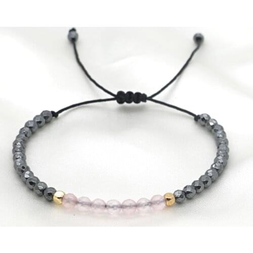 Go2Boho Natural Stone Bracelets for Girls Jewelry Beaded Jewellery Crystal Bracelet En Pierre Naturelle Adjustable String Bangle