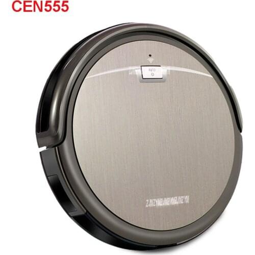 CEN555 100-240V Mini Robot Vacuum Cleaner for Home Automatic Sweeping Dust Sterilize Smart Planned Mobile App 0.45L Dust box
