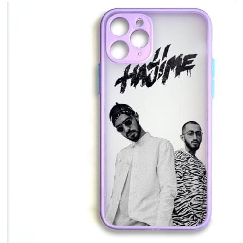Hajime MiyaGi Andy Panda Phone Case Colorful Bumper Trasparent For iPhone 11 Pro Max 12 Mini XR X XS 8 7 Plus purple Cover