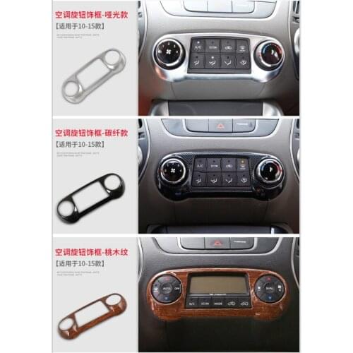 Car Interior design air conditioning decorative panel sequins car accessories for Hyundai IX35 2009-2016 ornaments glitter Air c