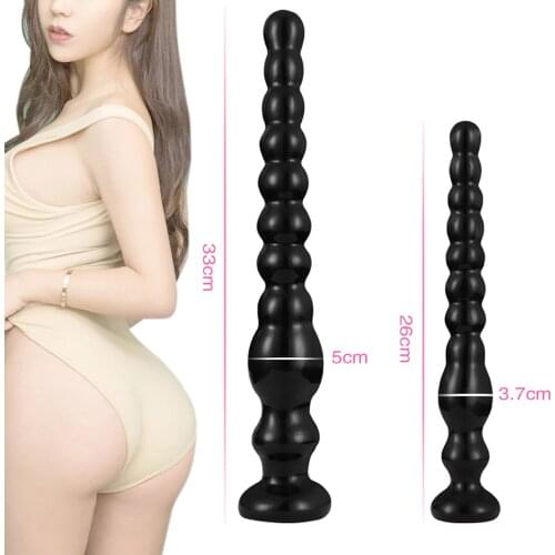 Long butt plug anal beads ball adults sex toys for beginner man women couples anus vagina masturbation prostate massager sexshop