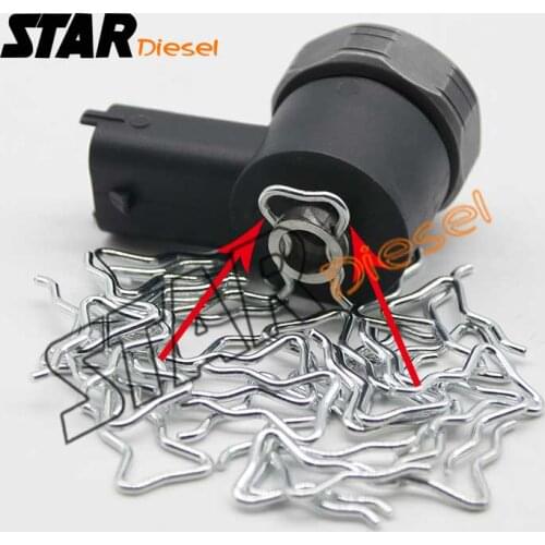F00VC22003 stainless clip Return pipe Retainer for Bosch connector 5pcs/bag,Diesel Pump Return Pipe Clip Spring F 00V C22 003