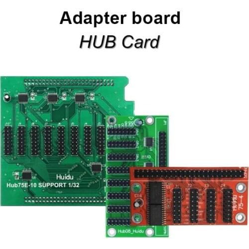 Huidu HUB-75E full color adapter board for advertising led video big led screen HUB12-16 HUB75E-5 HUB75E-10 HUB75-B8
