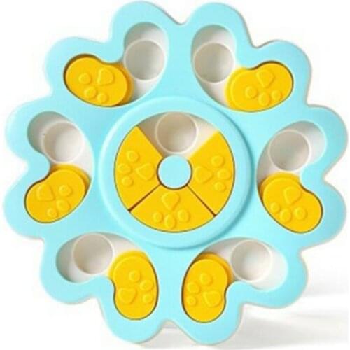 Dog Food Puzzle Toys Puppy Treat Dispenser Dog Toys With Non-Slip Interactive PVC Tearing Resistance Puppy Treat Dispenser