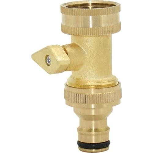 Brass Garden tap connector 3/4 Female to 5/8 quick connector Car wash garden hose copper fittings 1pcs