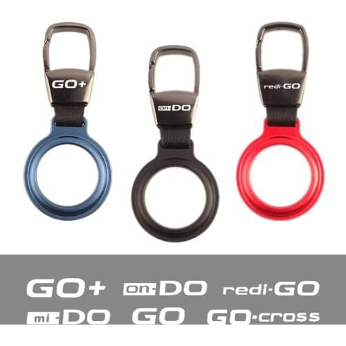 Magnetic Metal Protective Airtag Case car Keychain For Datsun GO I GO+ I mi-DO on-DO redi-GO Go-Cross Stickers car accessories