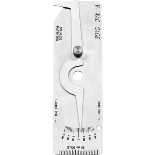 Metric Imperial Welding Gauge Biting Edge Undercut Inspection Height Depth Weld Gage