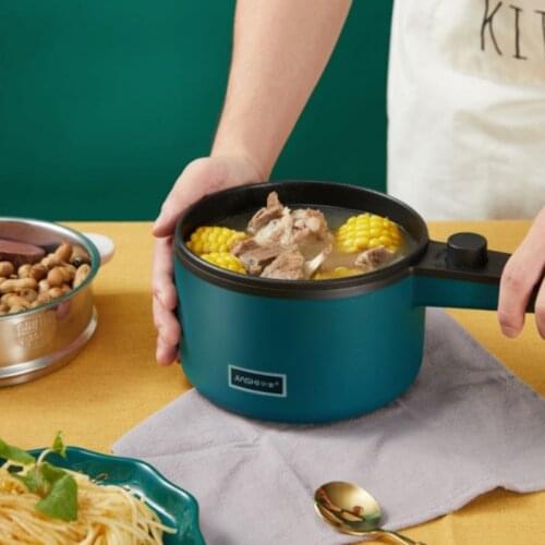 Multifunctional Electric Cooker Hotpot Mini Non-stick Food Noodle Cooking Machine Skillet Egg Steamer Soup Heater Pot Frying Pan