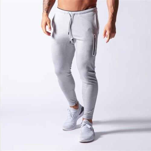 2020 Pants Men Sport Sweatpants Running Pants Men Joggers Cotton Trackpants Slim Fit Pants Bodybuilding Trouser 20CK01-3