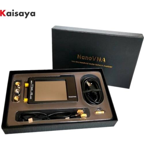 NanoVNA-H NanoVNA-H4 50KHz~1.5GHz VNA 2.8inch LCDHF VHF UHF UV Vector Network Antenna Analyzer+450MAhBattery+PlasticCase I4-003