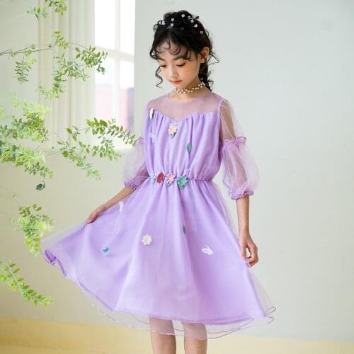 Summer New Dress Skirt Girl Gauze Dress Baby Girl Clothing Kids Clothes Korean Baby Clothes