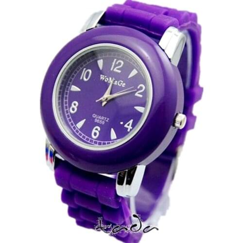 New Fashion Dress Watch Women Casual Silicone Candy Wristwatch Jelly High Quality Womage Lady Gift Quartz Watches 8 Colors Reloj