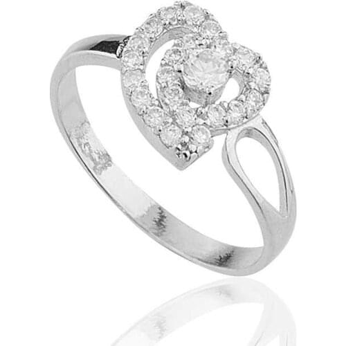 Original silver , Hearted ,Ring, Good Quality and AffordablHearted ,Rings Types