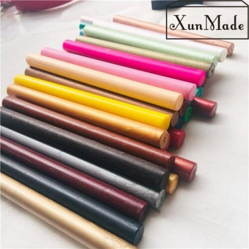 10pc/lot Sealing Wax Stick for Glue Gun Retro Seal wax Stamp wedding Envelope Invitations use seal wax rod bar sticks