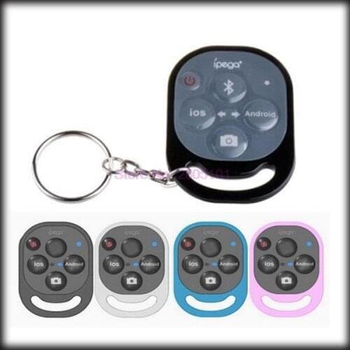 By DHL or EMS 100 pieces Bluetooth Remote Control Camera Shutter for iPhone 5S 5C 5 4S 4 ipad 5 4 mini ipad Air ipod