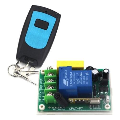 AC 220V 30A RF 1ch rf wireless light remote control switch 220v wireless intelligent home control SKU: 5311
