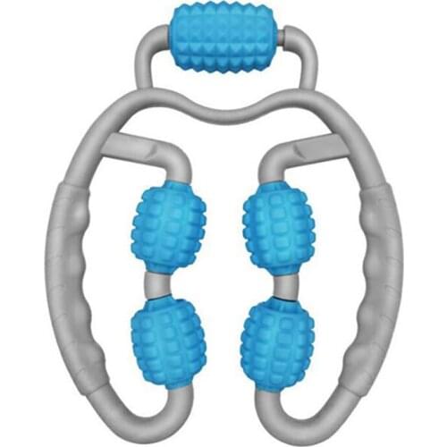 1pcs Five-wheel Massager U-shaped Massage Roller Loss Body Leg Relief Massager Wheel Health Care Tool Fitness Equipment