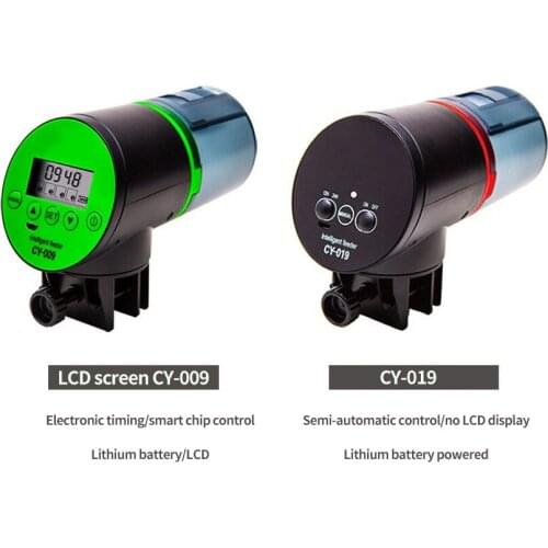 Adjustable Automatic Aquarium Timer Auto Fish Tank Food Feeder Feeding with LCD Aquarium Tank Intelligent Automatic Fish Feeder