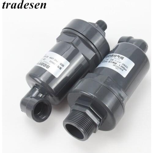 1PCS 1/2"-2" Male thread Air inlet valve PVC plastic automatic Automatic Air Regulating valve Industrial Equipment Connection