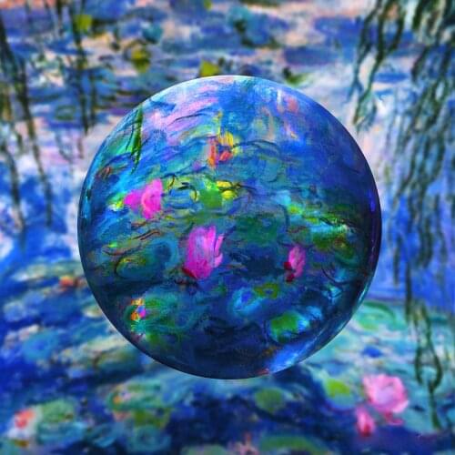 Poured Glue Diamond Painting Kits AB Drill Landscape Diamond Embroidery Glass Ball Rhinestone Pictures Home Decoration Art