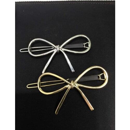 Fashion Woman Hair Accessories Triangle Hair Clip Pin Metal Geometric Alloy Hairband Moon Circle Hairgrip Barrette Girls Holde