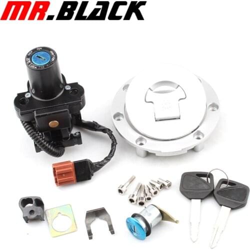 1 Set Motorcycle Ignition Switch Lock Fuel gas Tank Cap Handle Locks Include Key for Honda CBR600 CBR 600 RR CBR600RR F5 2005