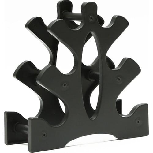 3-Tier PVC Dumbbell Storage Rack Stand For Multilevel Hand Weight Tower Stand For Gym Organization