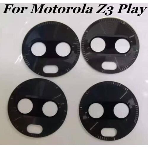 50Pcs Original For Motorola Z3 Play Rear Back Camera Glass Lens Cover Lens Replacement Repair Spare Parts With Stickers