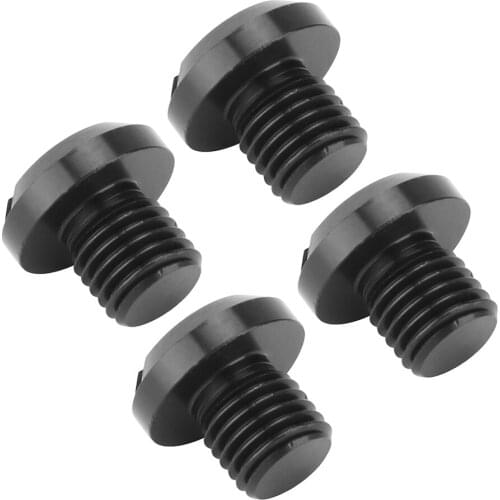Aluminum 2 Pair Of M10x1.25 Rearview Side Mirror Hole Plugs Screw Fits For Ducati Hypermotard