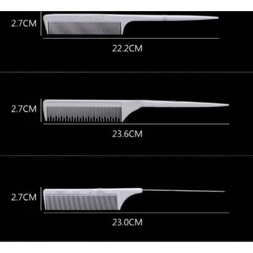 Hair Styling White Comb Hairdressing Barbers Salon Women Men Pocket Brush