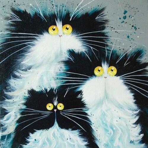 DIY Diamond Painting Diamond Embroidery Cats Pictures Rhinestones Hobbies And Crafts Square Drill Completely 3D Embroidery