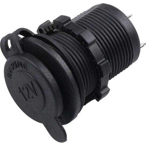 Kebidumei 12V Outlet Car Accesories Heat Resisting Plastic Power Socket Adapter Plug Cigarette Lighter Socket Power Plug