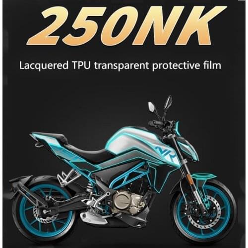 Motorcycle Invisible Car Coat Paint Tpu Transparent Protective Film Scratch Repair Waterproof Refitting for Cfmoto 250nk