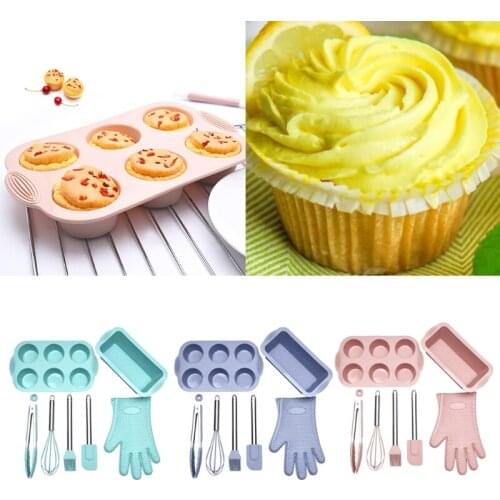 7 Pcs Kitchen Cooking Utensil Set Silicone Kitchen Tools Gadgets For Home or Picnic Heat Resistant Kitchen Easy to Clean