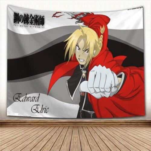 Custom Edward Elri Wall Hanging Tapestry Home Decorative Tapestries Beach Towel Yoga Mat Blanket Table Cloth Wall Tapestry 0629