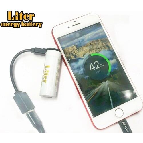 USB New products !! High Power 18500 battery 1800mah 3.7v usb diy power bank li-ion usb 18500 battery 1800mAh