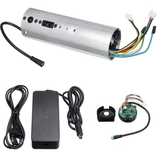 Electric Scooter Bluetooth Dashboard Control Board Motherboard Controller Charger for Ninebot Es1 Es2 Es3 Es4 -EU Plug