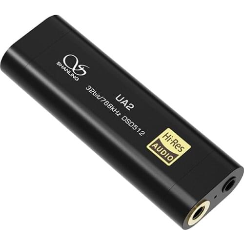 Shanling UA2 Portable Balanced ES9038Q2M USB DAC Cable Decoding Ear Player High Resolution Connectable Switch Cable