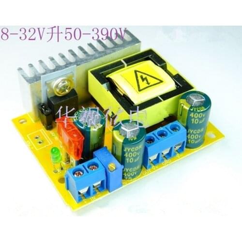 DC-DC Boost Converter 8-32V 12V to 45V-390V High Voltage ZVS Capacitor Charging