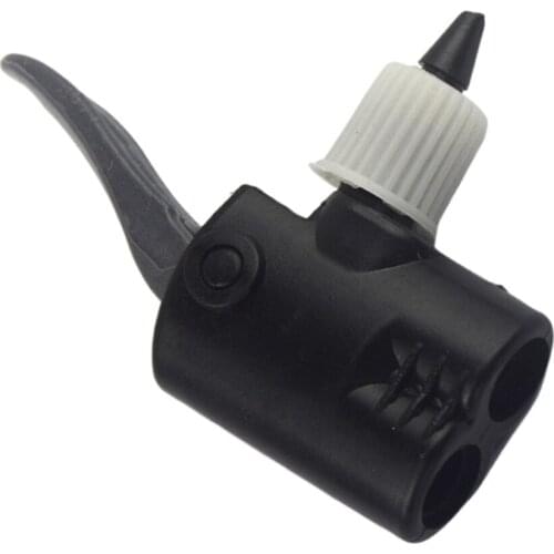 Durable Bike Pump Dual Head Schrader Valve Adapter Hand Pump Accessories