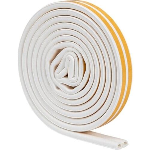 2.5M Self Adhesive Door Window Sealing Strips Foam Draught Excluder Soundproof Anti Collision Sealed Stripe Anti Collision Tape