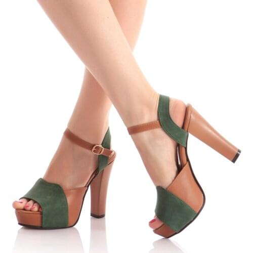 2016 Rome Korean Summer women thin high heels peep toe pumps platform hollow buckle sandals PU casual girls gladiator sandals