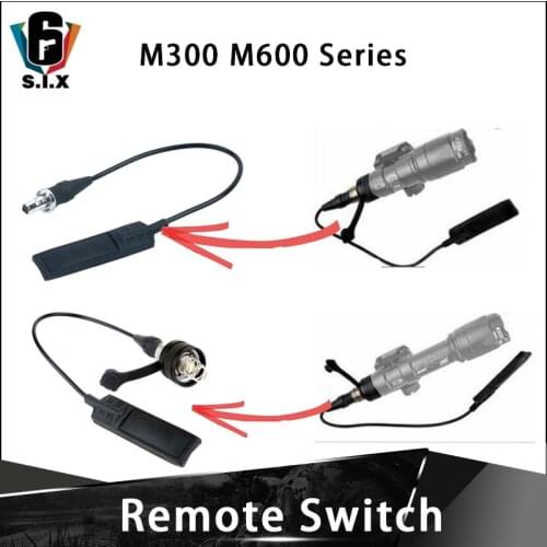 Tactical Weapon Surefir M300 Flashlight Remote Control Switch Pressure For M300V M600 M600DF M600B Scout Light Button