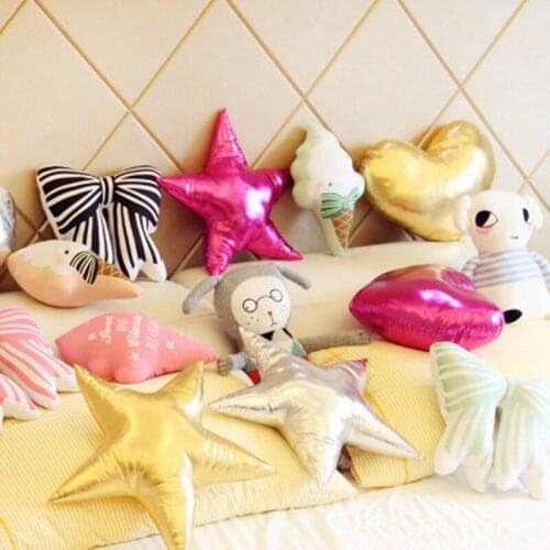 Explosion models bow pentagram love ice cream, baby doll to appease the pillow,girls birthday gifts, Christmas gifts