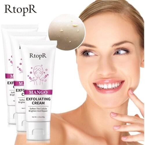 3PCS Skin Care Face Exfoliating Moisturizer Repair Whitening Facial Scrub Cleaner Acne Blackhead Remove Treatment Face Cream